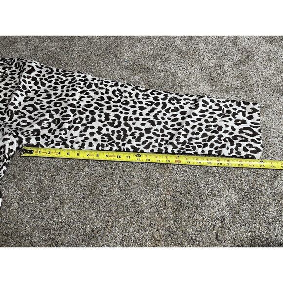 J. Crew Womens Linen Blend Leopard Print Pants Size 6 Lightweight - Picture 8 of 9